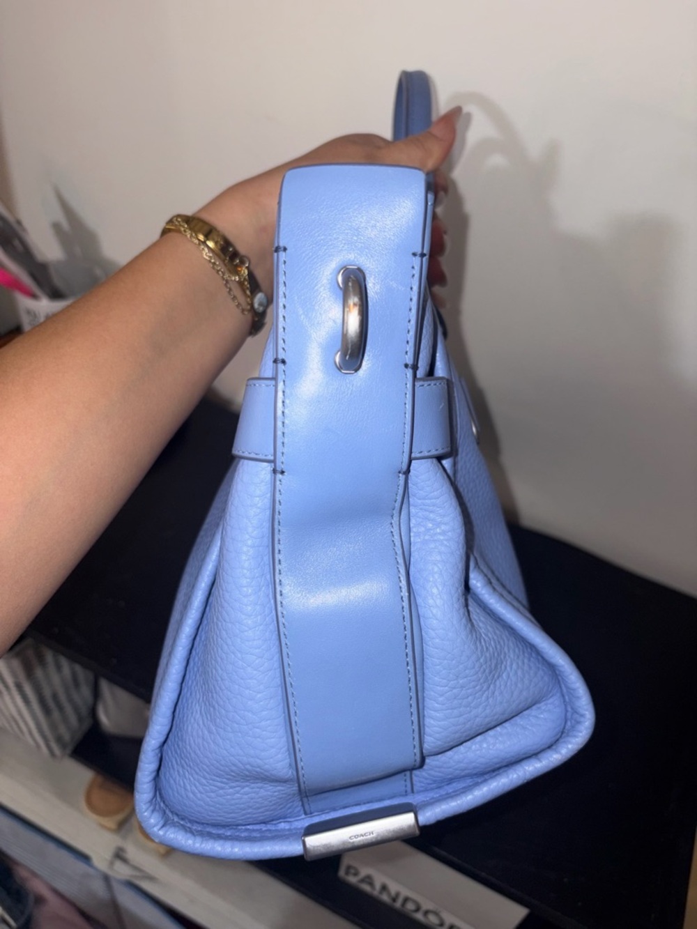 Coach Swagger Carryall Bag in baby blue - Picture 6 of 6